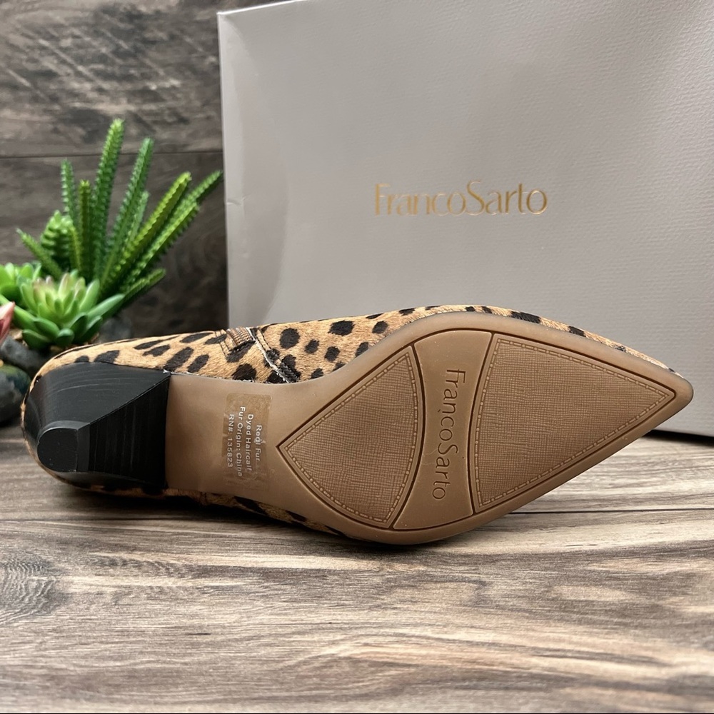 NIB Franco Sarto Delighted2 Cone Kitten Heel Ankle Bootie - Picture 7 of 13